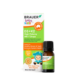 Brauer Baby & Kids D3 +K2 High Potency MK-7 Drops